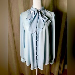 Baby blue blouse